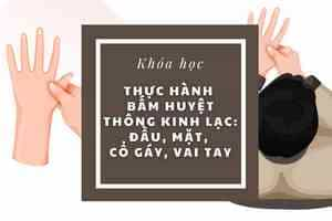 THỰC HÀNH BẤM HUYỆT THÔNG KINH LẠC: ĐẦU, MẶT, CỔ GÁY, VAI TAY